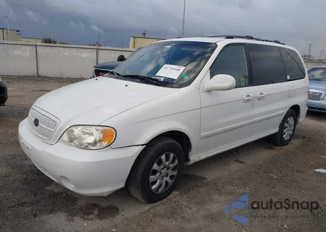 2005 Kia Sedona Ex/Lx from USA, damaged, VIN KNDUP132956679092